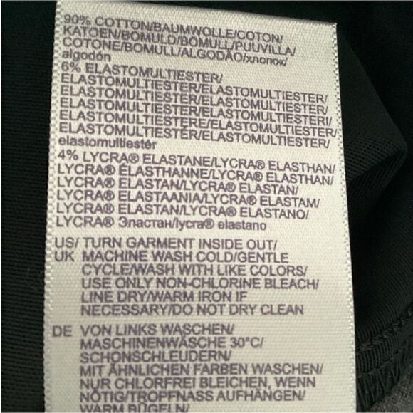 NWT NYDJ size 12 - 16 black pull on stretch jeans bootcut, elastic waistband - Picture 9 of 11